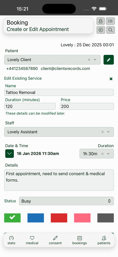Clients Records and Forms - Business App | MWM