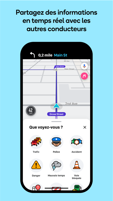 Screenshot #2 pour Navigation Waze et trafic