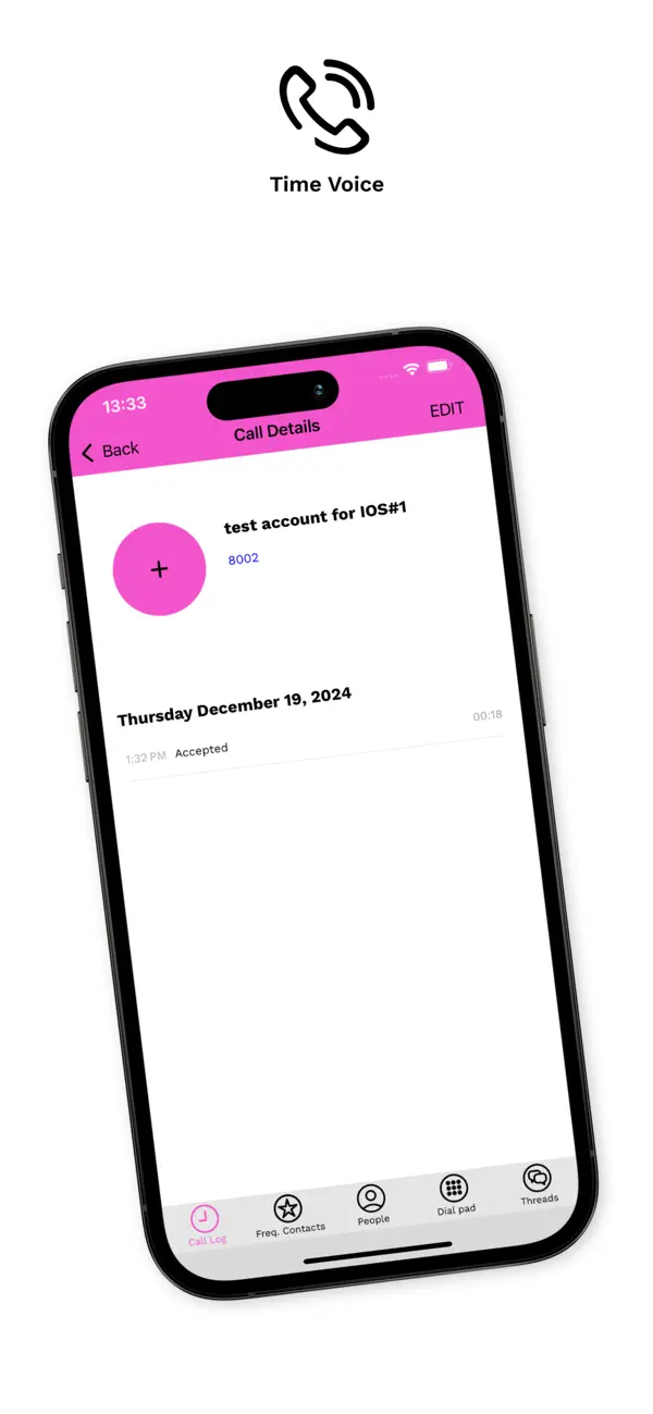 Screenshot #2 pour Time Voice App