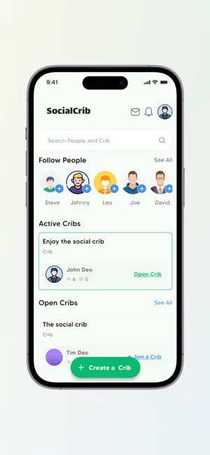 Socialcrib screenshot 2
