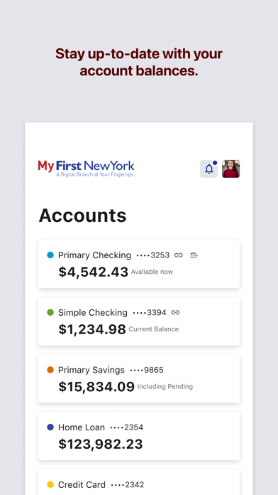 Screenshot 2 of First New York FCU App
