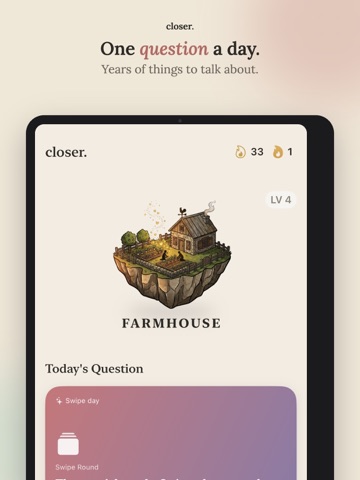 Closer: Couples App & Widgets iPad screenshot