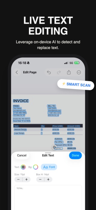 PDF Converter: Reader & Sign Screenshot 4 of 5