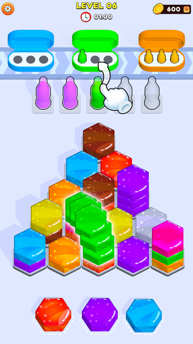 Hexa Jelly - ASMR Merge Master Screenshot