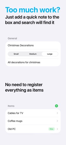 Boxie - Storage Organization screenshot