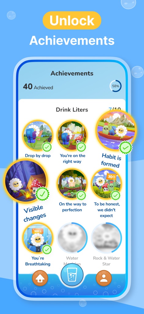 Aqua Pal: Water Tracker - aqua-pal-water-tracker-achievements