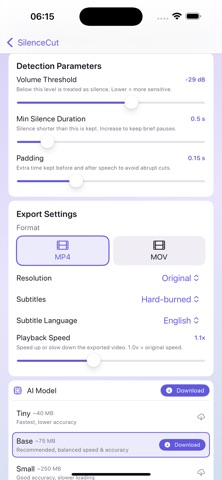 SilenceCut - Remove Silence Screenshot 1 of 6