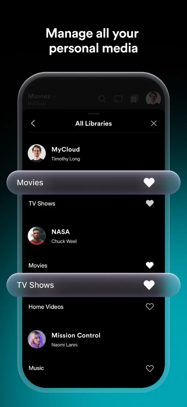 Plex: Watch Live TV and Movies iPhone App Screenshot 8 – Unterhaltung