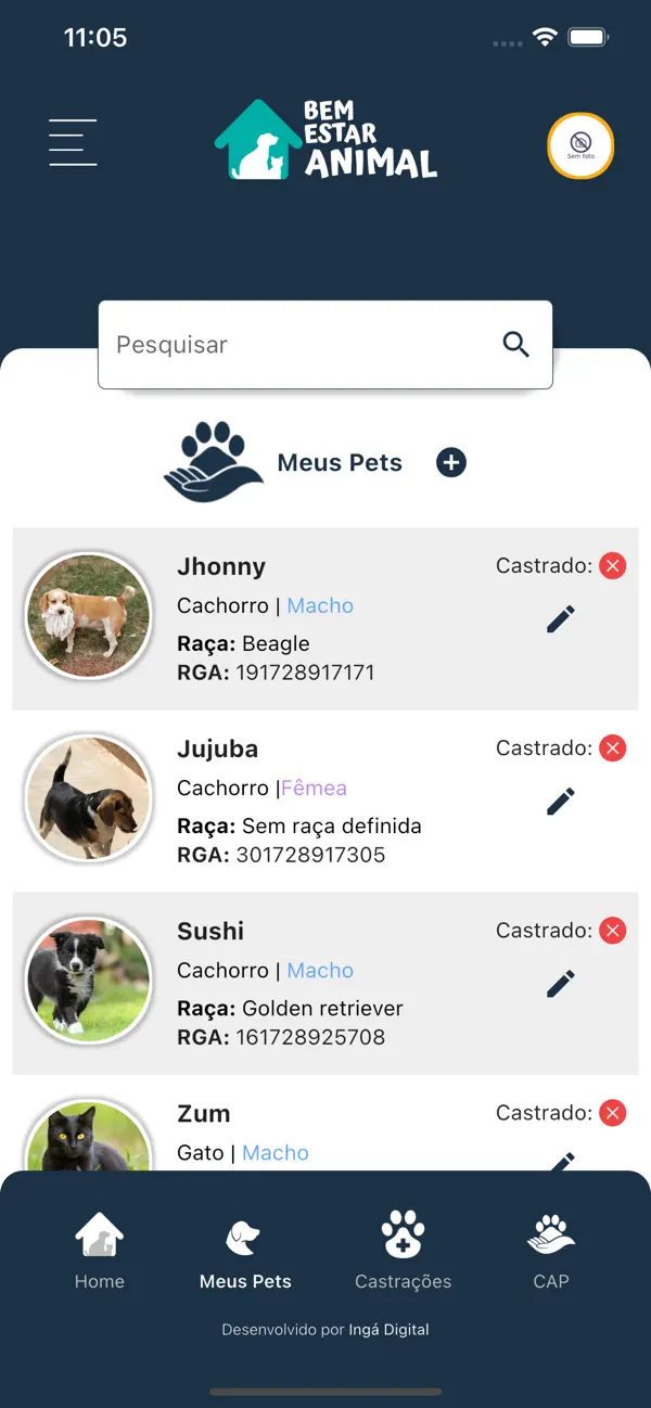 Screenshot #2 pour Bem Estar Animal