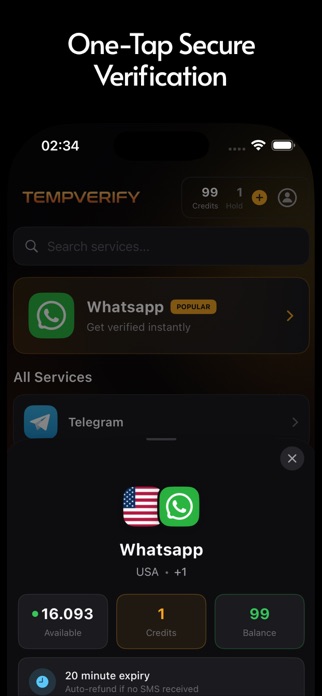 Virtual Number for SMS Codes Screenshot 2 of 6