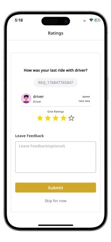 TRIPO - Booking VTC screenshot