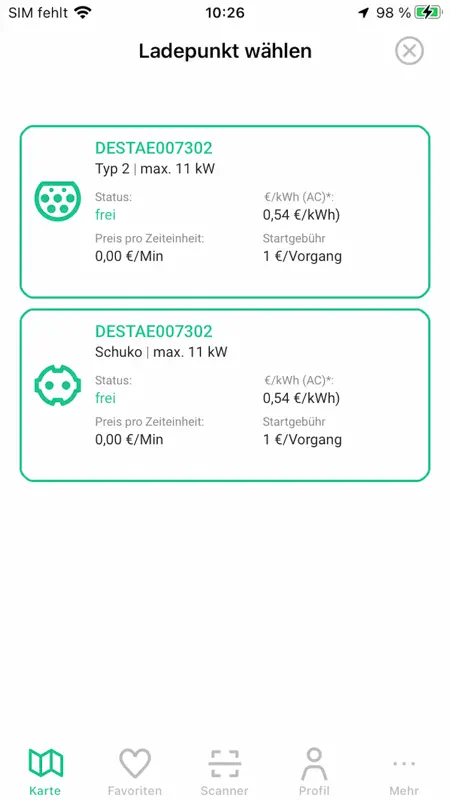 ladeapp - E-Auto laden screenshot 3 of 6