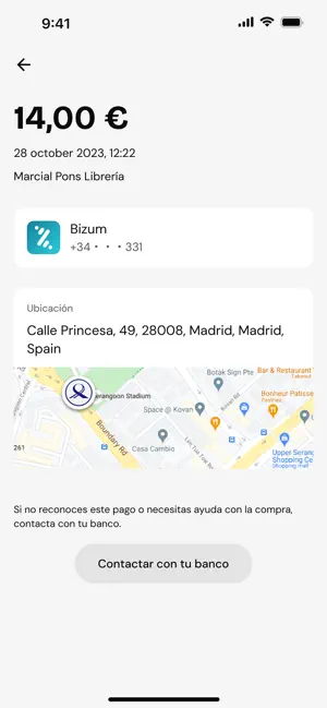 Bizum Pay iPhone screenshot 3