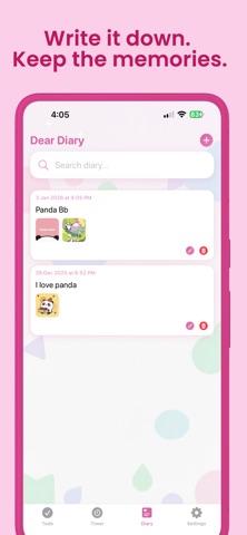 Pomo Panda 番茄熊貓 - 番茄鐘 &日記 &待辦 screenshot