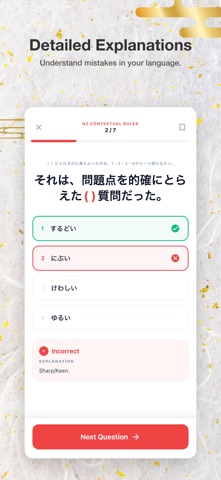 JLPT Passport N2 Screenshot 2 of 4