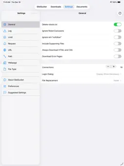 SiteSucker screenshot 7