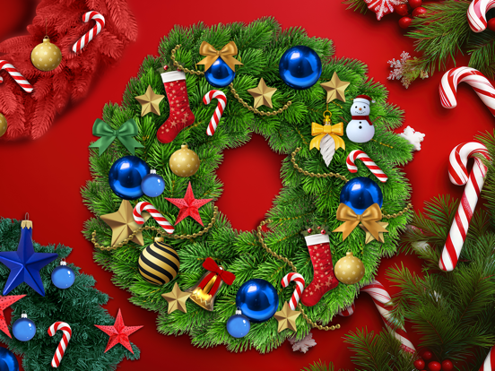 Christmas Tree & Snowman Maker iPad screenshot