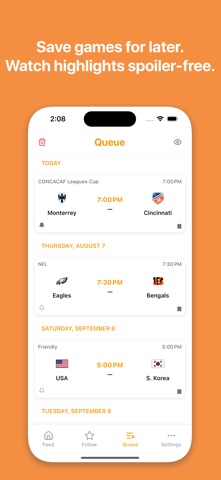 Recap Sports screenshot