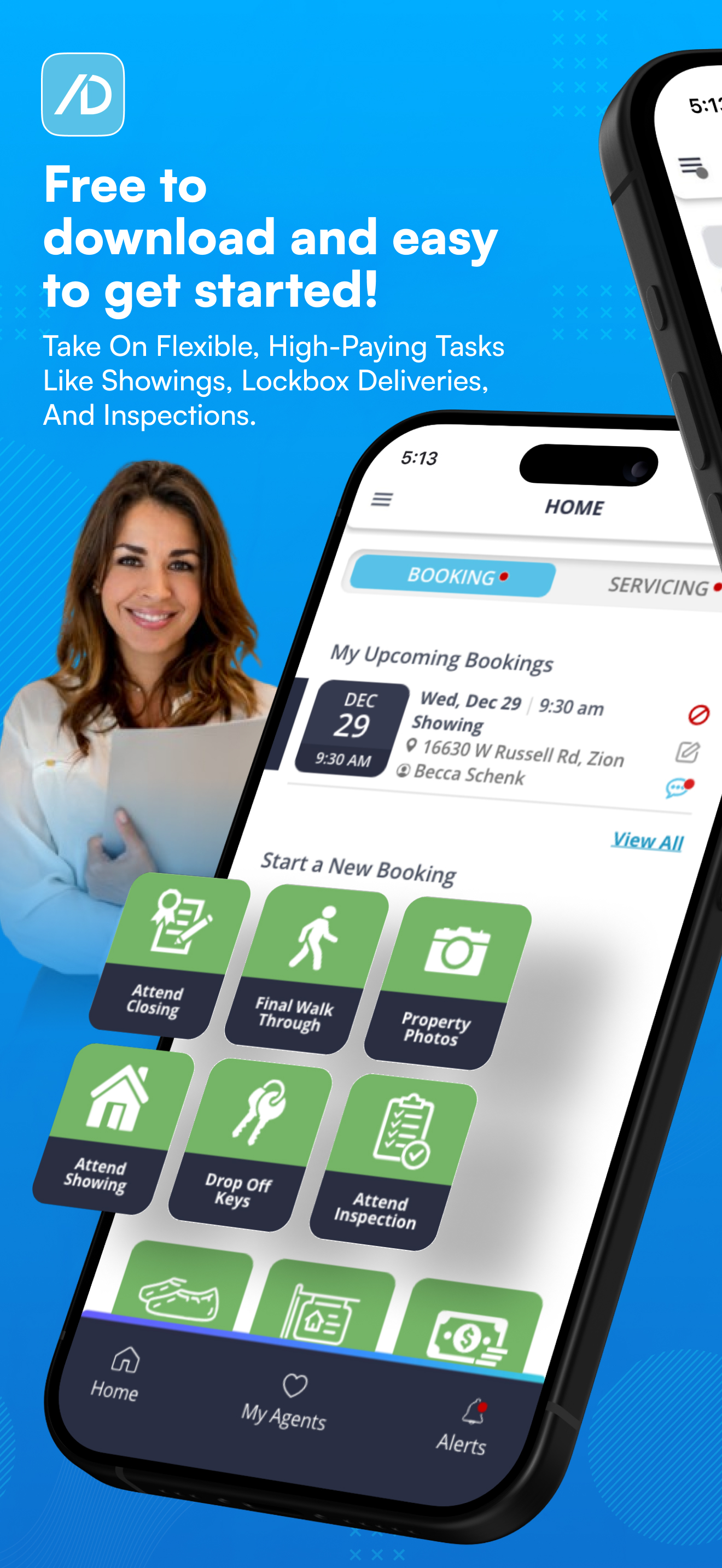 AgentDuty - Showing Agent App