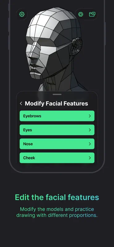 Head Model Studio - Art Study screenshot 6 of 10