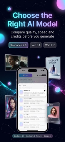 Vizgo - AI Video Generator iPhone screenshot
