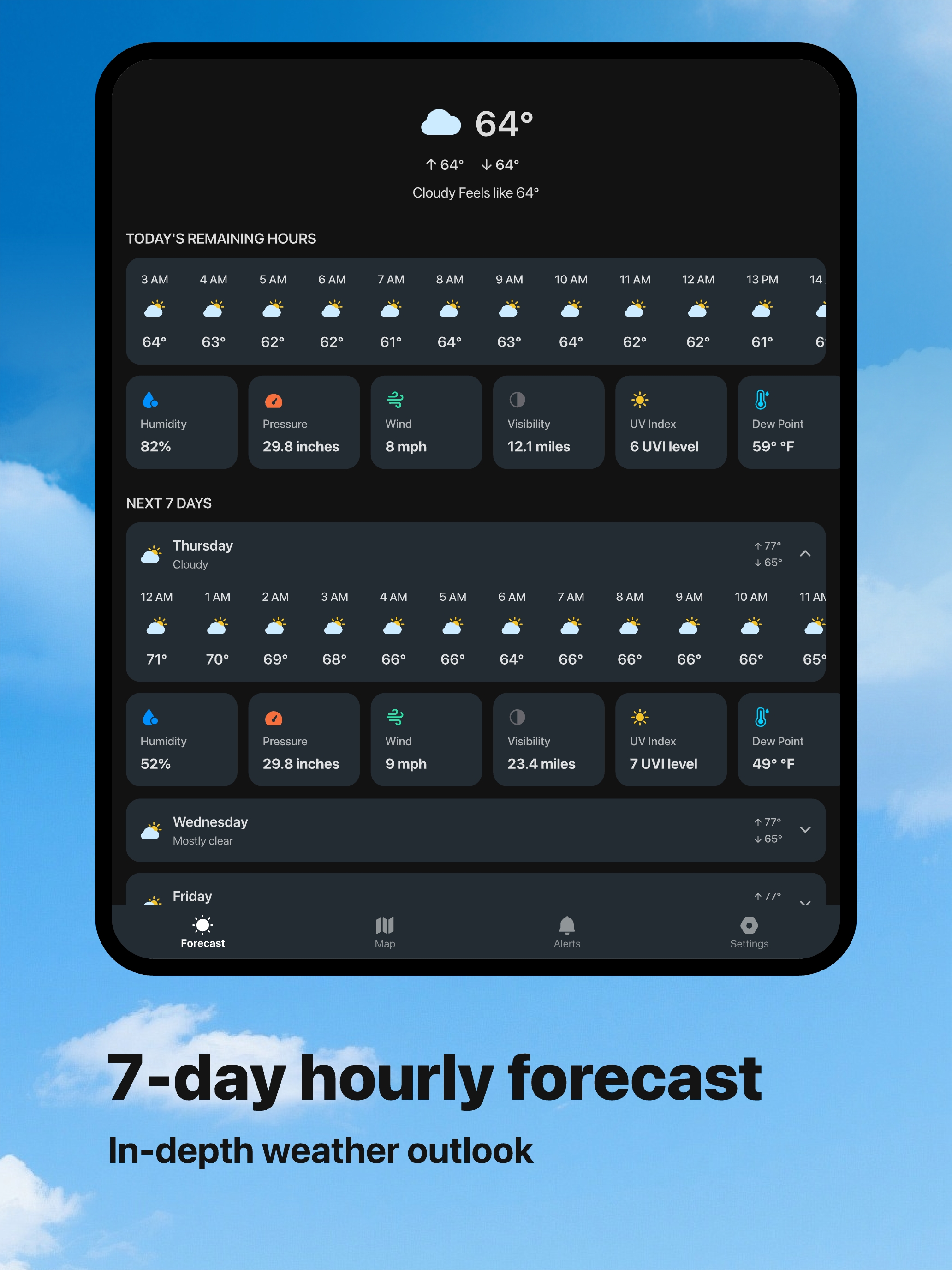 Aura: Weather & Radar Forecast screenshot 7