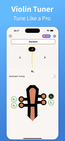 Violin Tuner - TuneGuide Screenshot 1 of 4