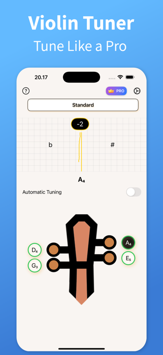 Violin Tuner - TuneGuide Screenshot 1 of 4