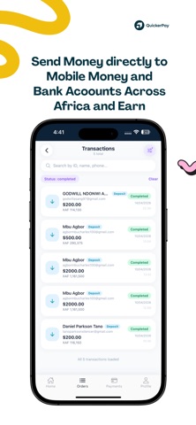 QuickerPay Merchant iPhone screenshot