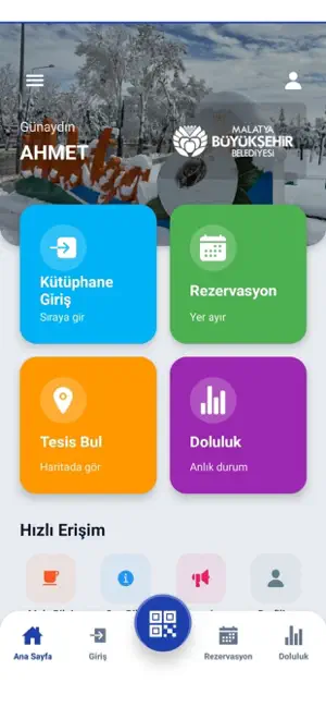 Malatya Şehir Kütüphanesi iPhone screenshot 2