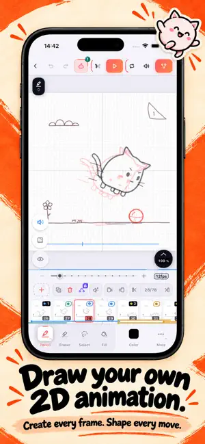 Flip Animation: 2D Draw Create screenshot 2