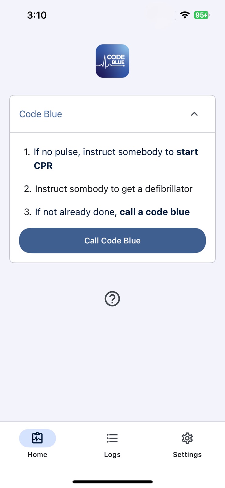 Code Blue Leader iphone screenshot 1