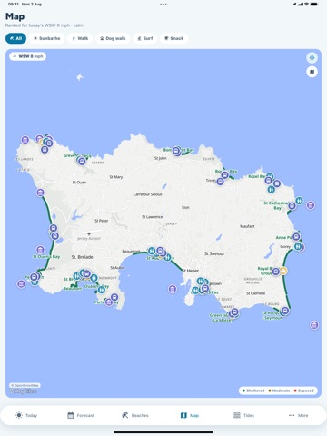 Jersey Beach App iPad screenshot 2