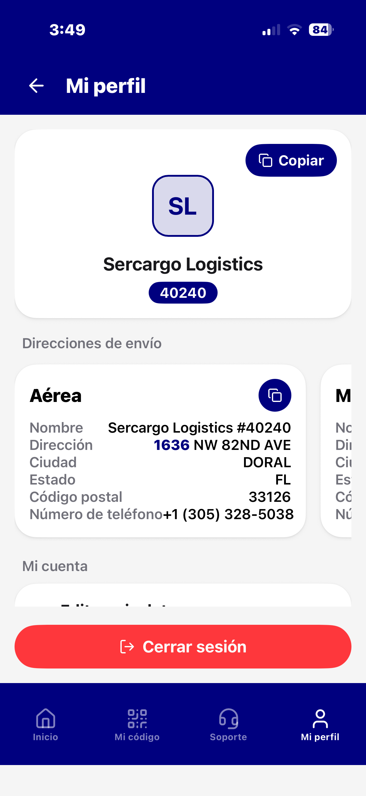 SerCargo Logistics screenshot 4