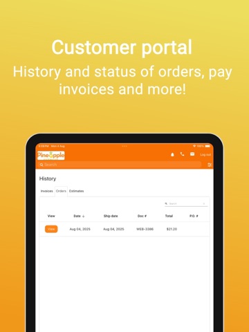 Pineapple Distributions iPad screenshot