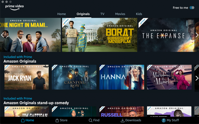 Amazon Prime Video Screenshot
