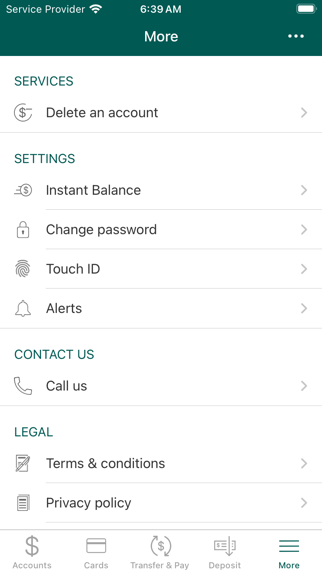 ESB Financial Mobile Banking Screenshot