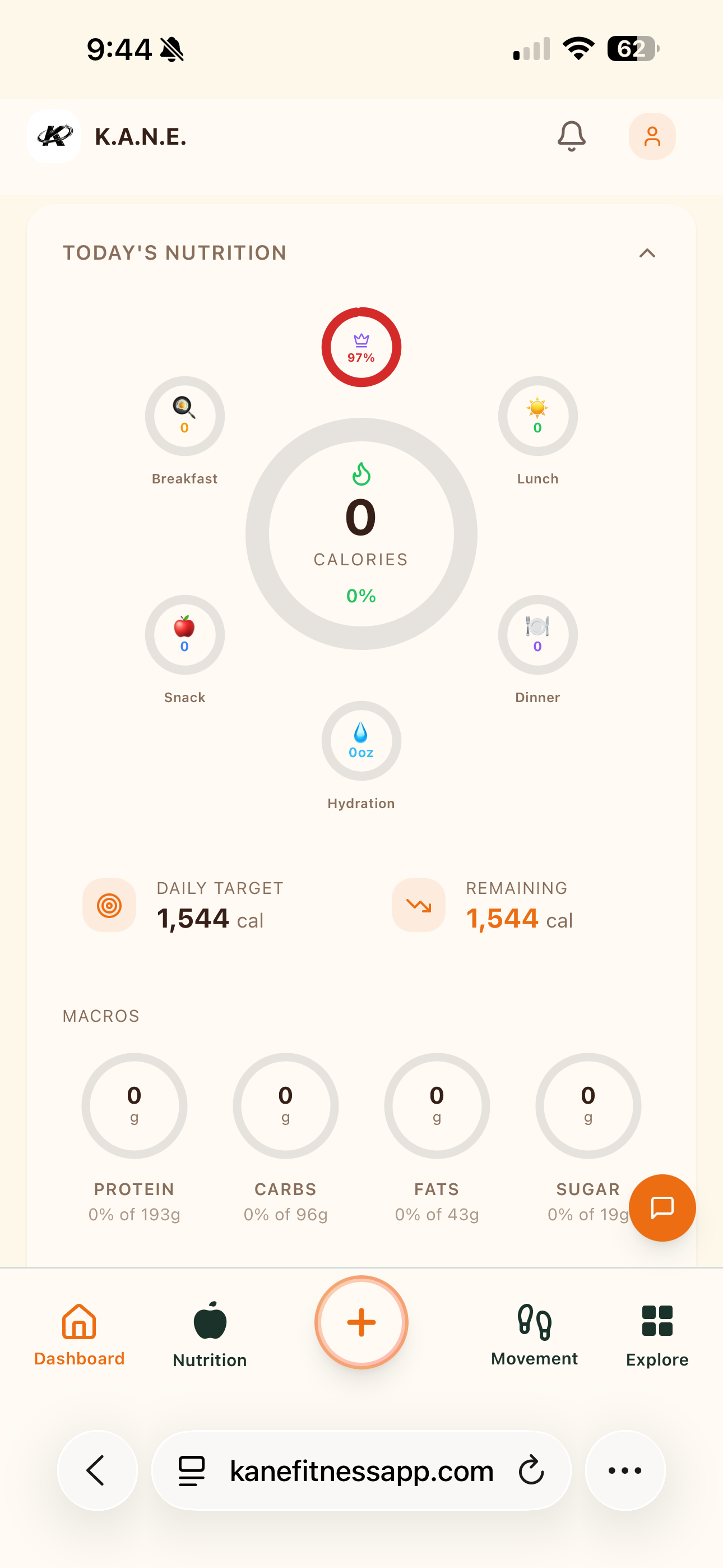 K.A.N.E. Fitness App screenshot 3