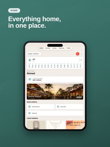 OneCommunity iPad screenshot