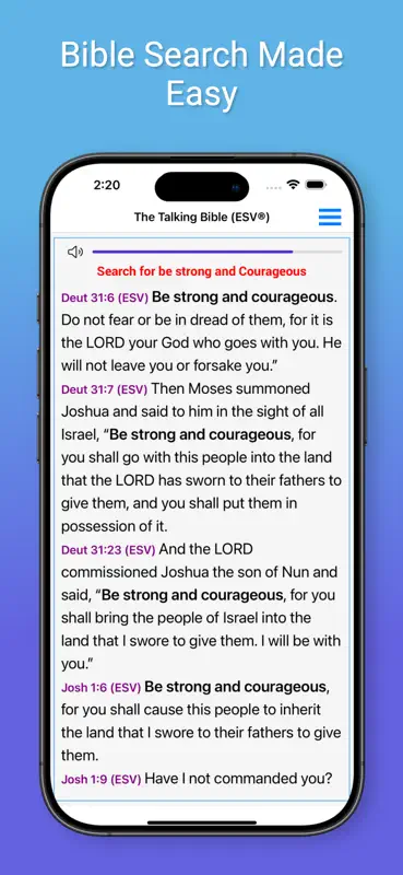 Talking Bible for The Blind screenshot 3 of 7