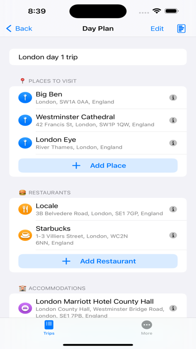 TripMark:Trip & Travel Planner Screenshot