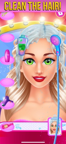 Hair Salon Makeover Games iPhone screenshot