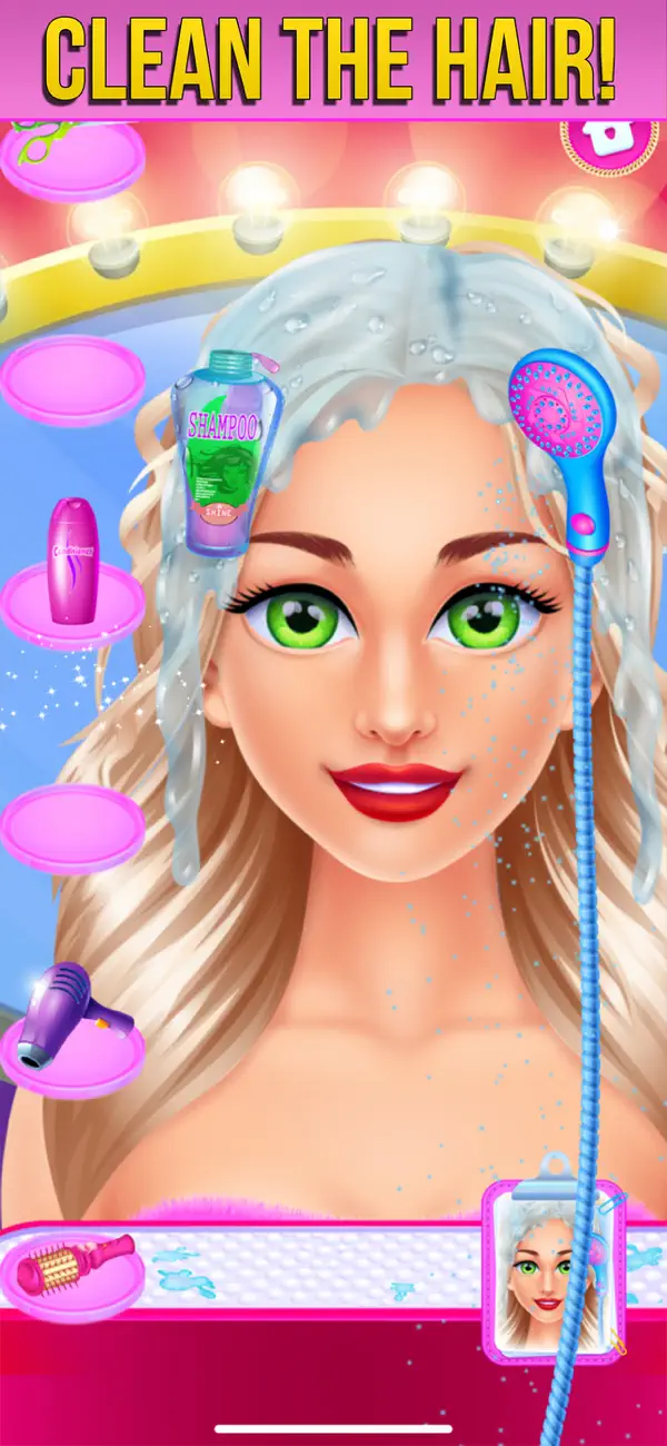 Screenshot #1 pour Hair Salon Makeover Games