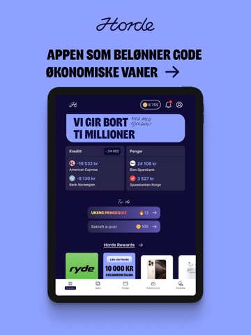 Horde – Sjef i egen økonomi App Store preview screenshot 8