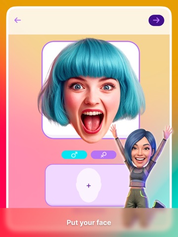 Funny face videos group dance iPad screenshot