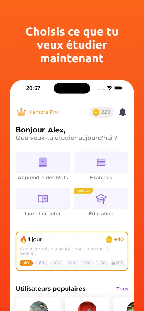 Screenshot #1 pour Wordismo – Vocabulaire anglais