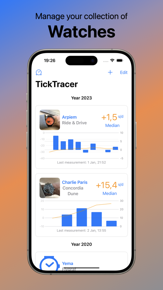 #1. TickTracer - Watch Accuracy (iOS) 来自: Maxime CHEVALIER