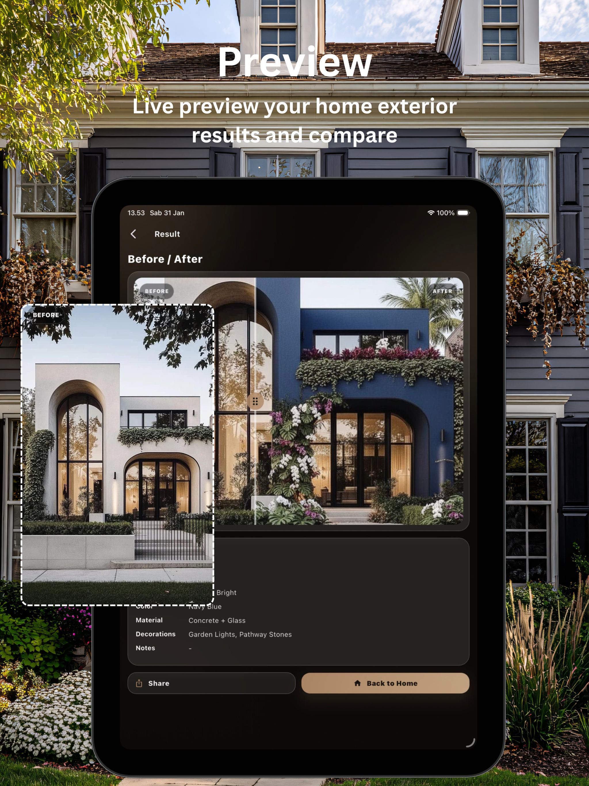 Home Exterior : AI Landscape