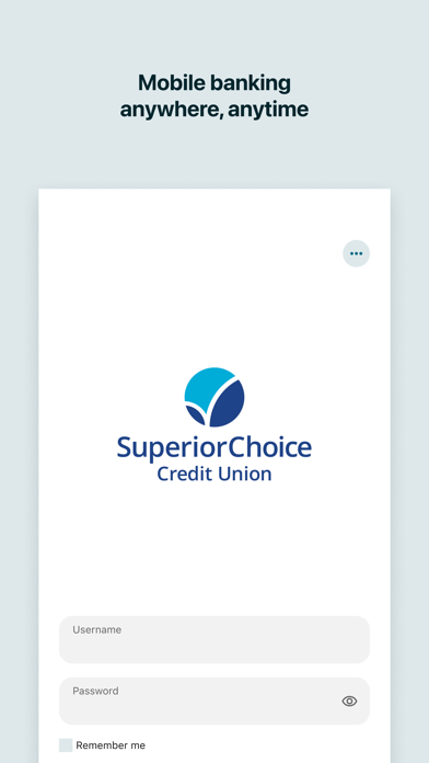Superior Choice CU Mobile iPhone screenshot 1 - Finance app