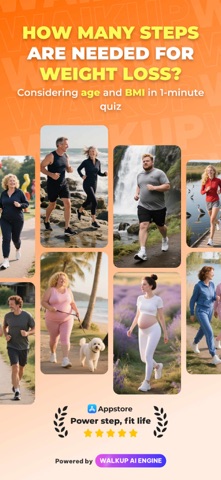 WalkUp | Weight Loss Tracker iPhone screenshot